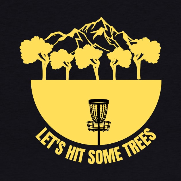 Avoid the trees - Disc Golf by Zodde art